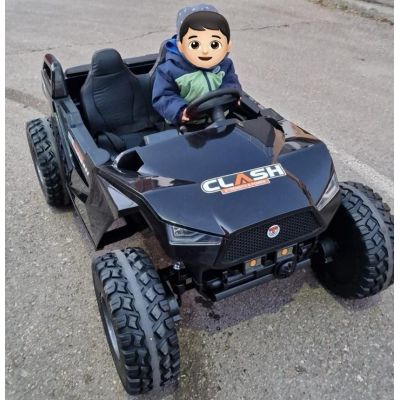 UTV electric pentru copii 3-15 ani cu 2 locuri 450W Buggy XXL FAST-EDITION cu viteza max 15km/h 24V 4x4  roti eva scaun piele buggy electric copii