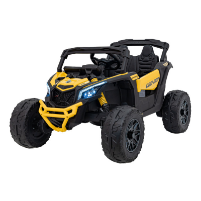 UTV electric pentru copii Can-Am Maverick  24V 800W 4x4 (CA003) Galben - Autokids.ro UTV electric pentru copii Can-Am Maverick  24V 800W 4x4 (CA003) Galben - Autokids.ro