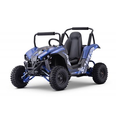 UTV electric pentru copii NITRO GoKid Savana 1200W 48V cu diferential, culoare albastra