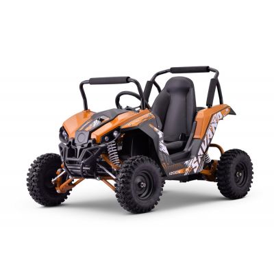 UTV electric pentru copii NITRO GoKid Savana 1200W 48V cu diferential, culoare portocalie