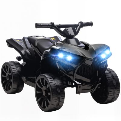 AIYAPLAY ATV Electric 6V pentru Copii, Vehicul cu 4 Roți cu Muzică și Faruri LED, pentru Vârste între 3-8 Ani, Roșu | Aosom Romania