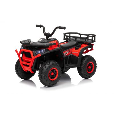 ATV electric pentru copii Mini Desert 12V 4x4 Rosu, telecomanda parentala, Bluetooth - Autokids.ro