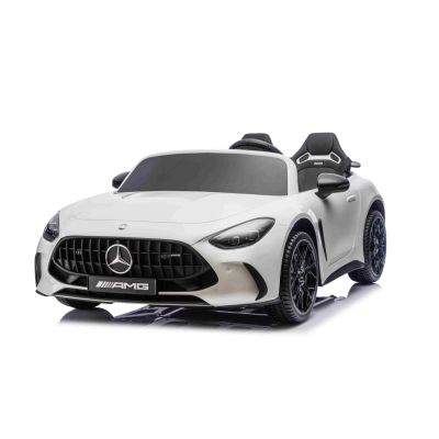 Masinuta electrica pentru copii 3-10 ani cu 2 locuri, Mercedes AMG GT63 NOU XXL 24V 800W 4x4 Alb - Autokids.ro