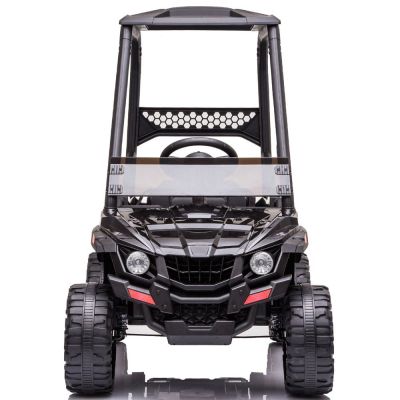 Masinuta electrica pentru copii Chipolino Buggy Off Road Black cu telecomanda, portiere cu deschidere, lumini, greutate admisa 30 kg