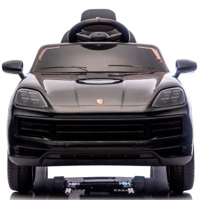 Masinuta electrica pentru copii Chipolino Porsche Cayenne Black cu suspensii, usi cu deschidere, greutate admisa 30 kg