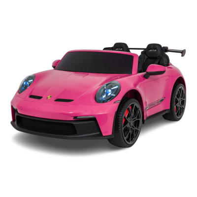 Masinuta electrica pentru copii cu 2 locuri PORSCHE 911 GT3 24V 800W 4x4 echipare Lux, Roz - Autokids.ro