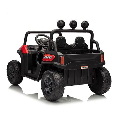 Masinuta electrica pentru copii Nichiduta UTV Red 4x4 cu telecomanda,acumulator 24V,lumini led,bara cu proiectoare