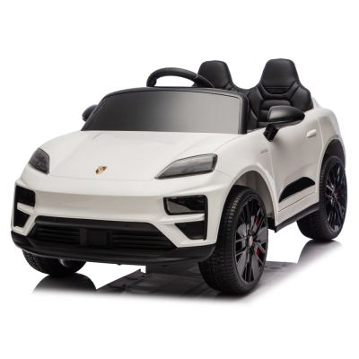 Masinuta electrica pentru copii, Porsche Macan 140W 12V, premium, culoare alba