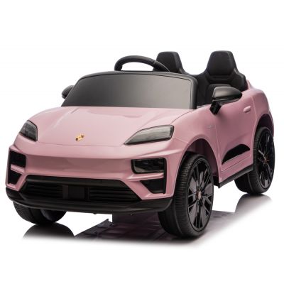 Masinuta electrica pentru copii, Porsche Macan 140W 12V, premium, culoare Roz pal