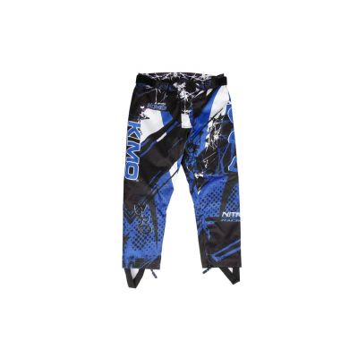 Pantaloni KIMO Kids BRO Motocross cu aparatori, ideal pentru copii pasionati de motocross, albastru