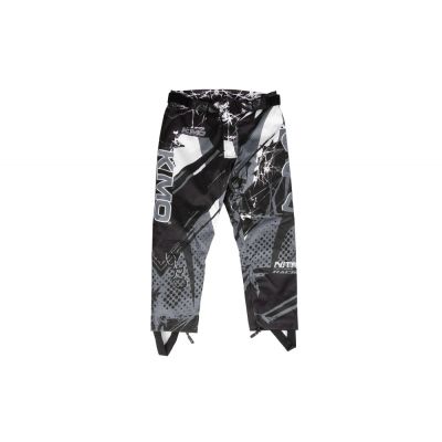 Pantaloni KIMO Kids BRO Motocross cu aparatori, ideal pentru copii pasionati de motocross, negru