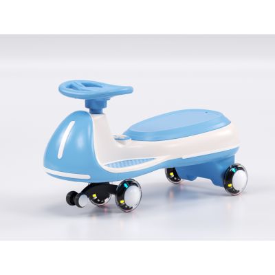 Placa electrica multifuctionala 2 in 1, pentru copii intre 3 si 7 ani, Kinderauto Wiggle CAR 360 12V 90W, culoare albastra