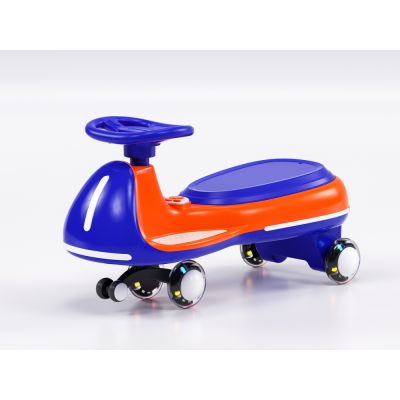 Placa electrica multifuctionala 2 in 1, pentru copii intre 3 si 7 ani, Kinderauto Wiggle CAR 360 12V 90W, culoare portocalie