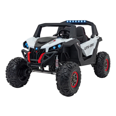 UTV electric pentru 2 copii Buggy MX 2000N 4x4 300W (603B) Alb - Autokids.ro