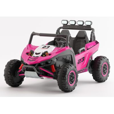 UTV electric pentru 2 copii Kinderauto Arrow Dune-Buggy 220W 12V, premium Roz