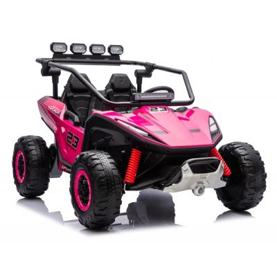 UTV electric pentru 2 copii Kinderauto Vector Dune-Buggy 220W 12V, premium Roz