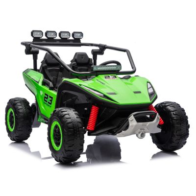UTV electric pentru 2 copii Kinderauto Vector Dune-Buggy 220W 12V, premium Verde