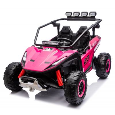 UTV electric pentru 2 copii Kinderauto Vector Dune-Buggy 300W 24V, premium Roz